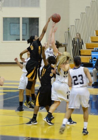 Morgan Arden battles for field goal 